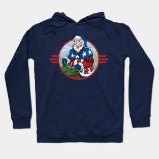 Patriotic Santa Hoodie